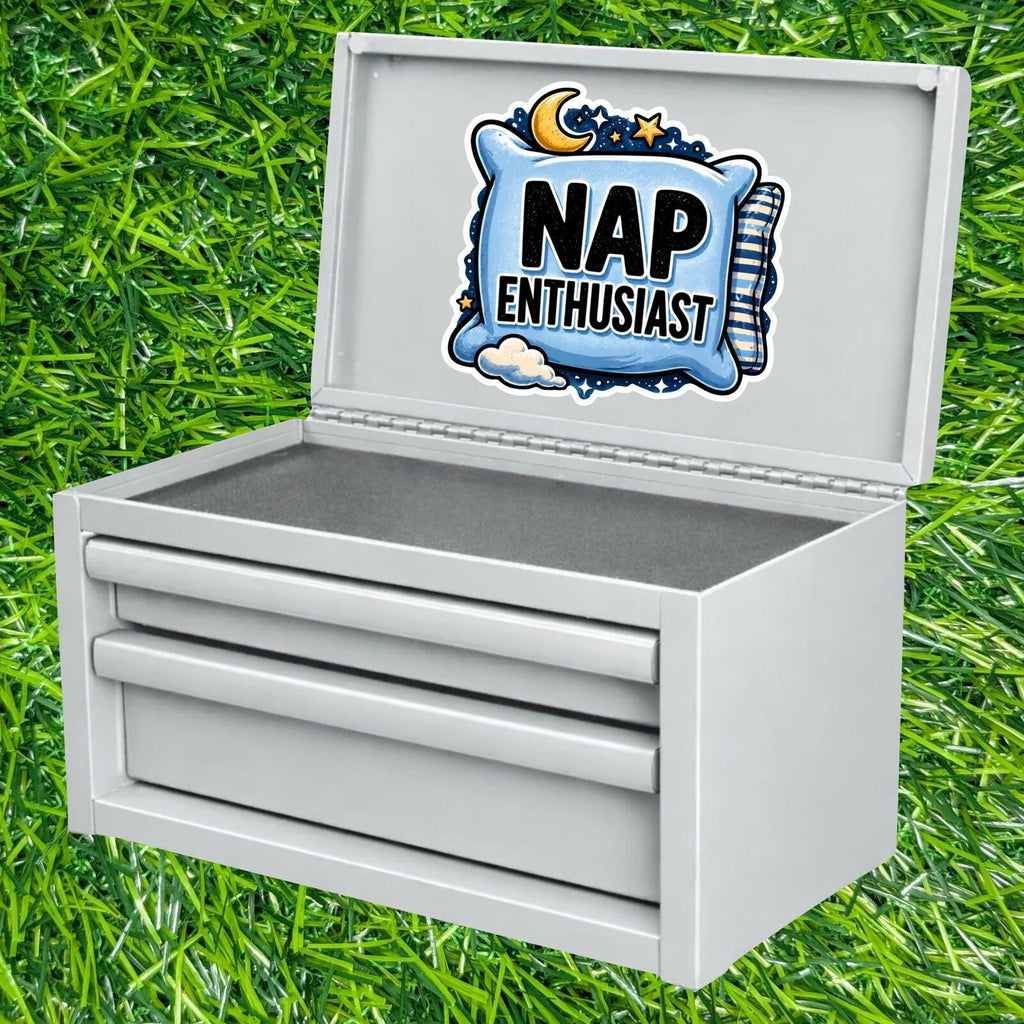 Nap Enthusiast Sticker Sleep Lover Decal Lazy Day Introvert Couch Life Self Care