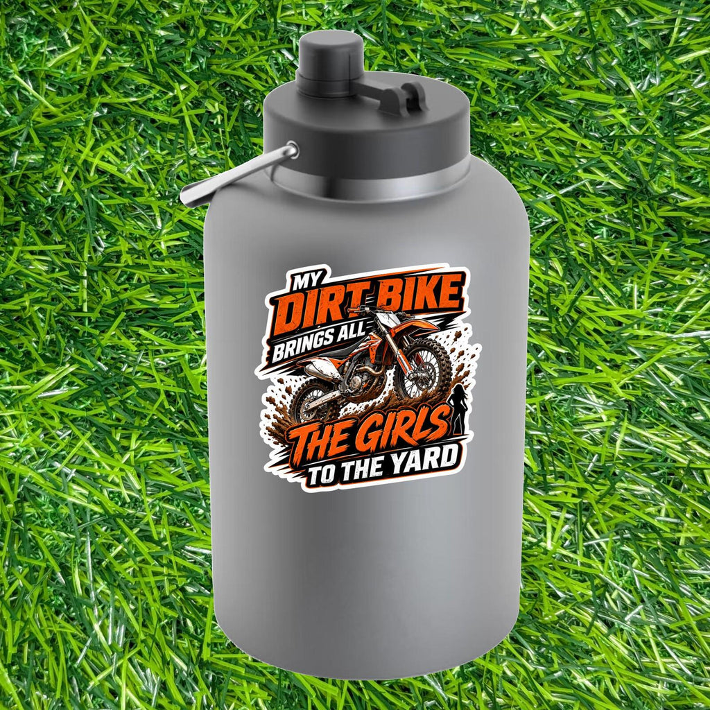 My Dirt Bike Brings All The Girls Yard Sticker Motocross Decal Biker Offroad
