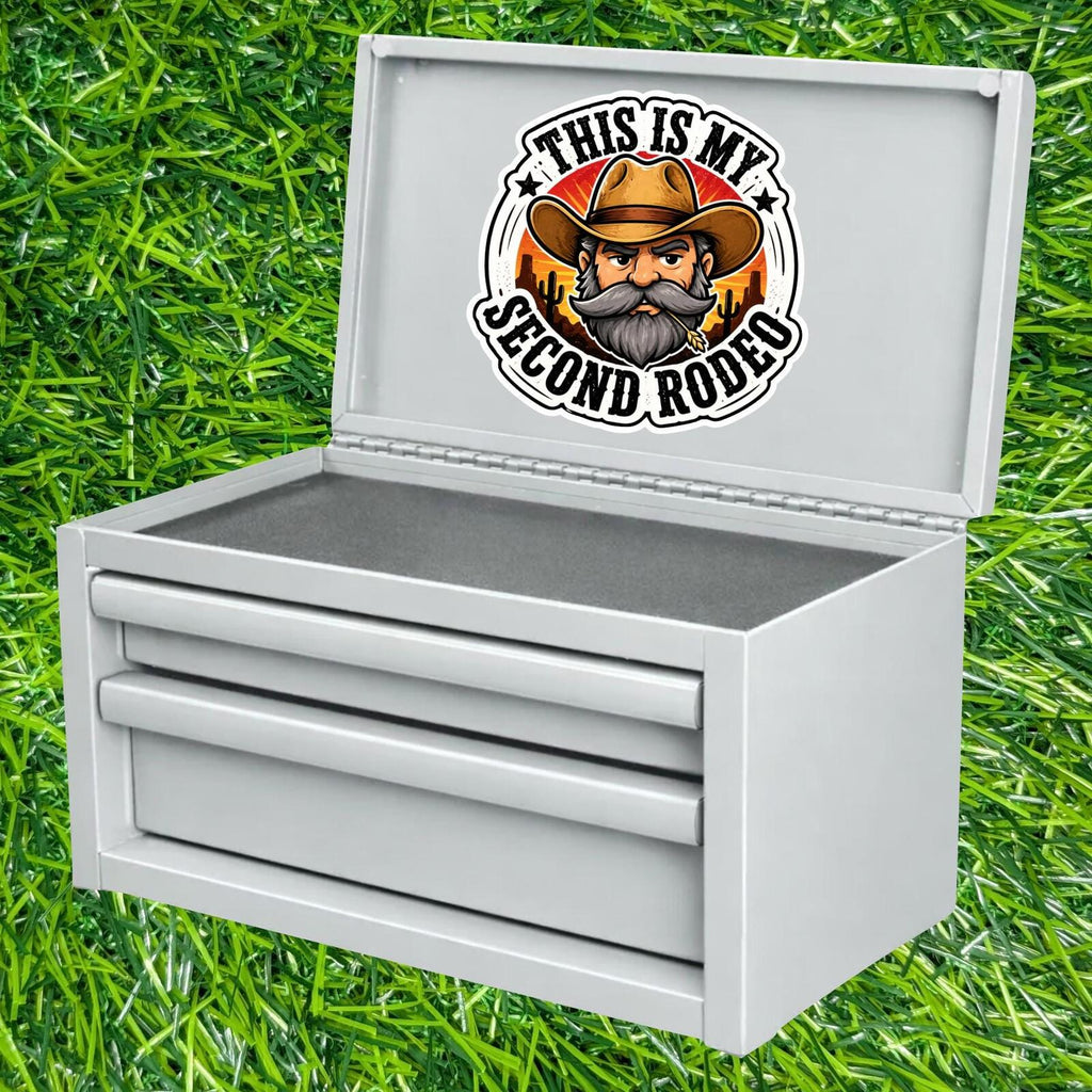 This Is My Second Rodeo Sticker, Cowboy Decal, Western Humor, Sarcastic Country