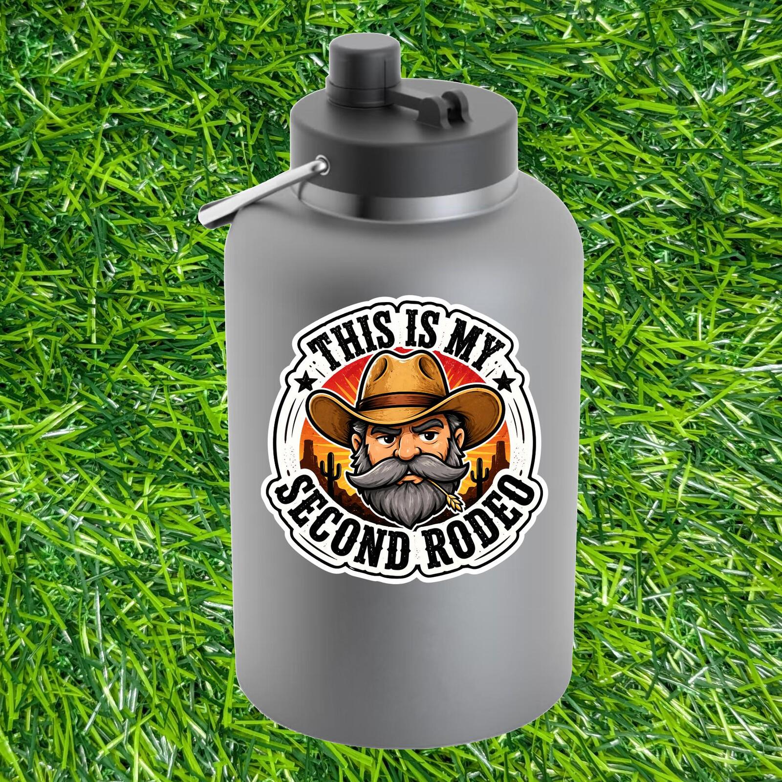 This Is My Second Rodeo Sticker, Cowboy Decal, Western Humor, Sarcastic Country