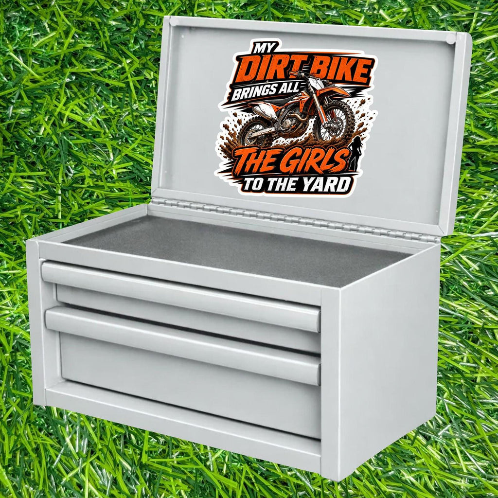 My Dirt Bike Brings All The Girls Yard Sticker Motocross Decal Biker Offroad
